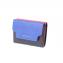 マルニ (Marni) 3つ折コインケース付き財布 サファイアーノレザー ブルーブラックレッド