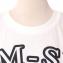 エムエムシックス メゾンマルジェラ (MM6 MAISON MARGIELA) アートワークロゴTシャツ コットンジャージー オフホワイト