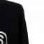 エムエムシックス メゾンマルジェラ (MM6 MAISON MARGIELA) ナンバリングロゴTシャツ コットンジャージー ブラック