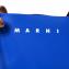 マルニ (Marni) TRIBECA ショッピングトートバッグ PVC ロイヤルブルーブラック