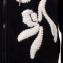 エルマノシェルビーノ (ermanno scervino) フード付きパーカー コットンジャージー ブラック刺繍