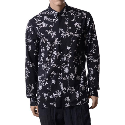 ハイダーアッカーマン (Haider Ackermann) シャツ 花柄 ホワイト 50% OFF