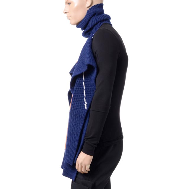 ラフシモンズ (RAF SIMONS) タートルネックシングルパネルジャガード 