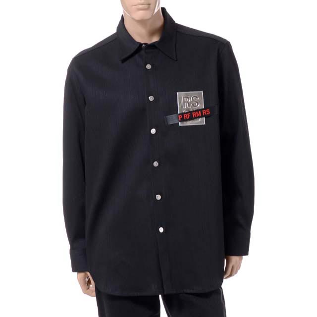 RAF SIMONS Carry over denim shirt | www.fleettracktz.com