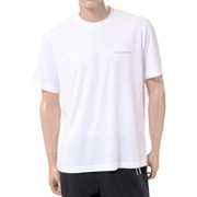 ブラックバレット (BLACKBARRETT) バイニールバレット by neil barrett ロゴプリントクルーネック半袖Tシャツ コットン ホワイト 30% OFF