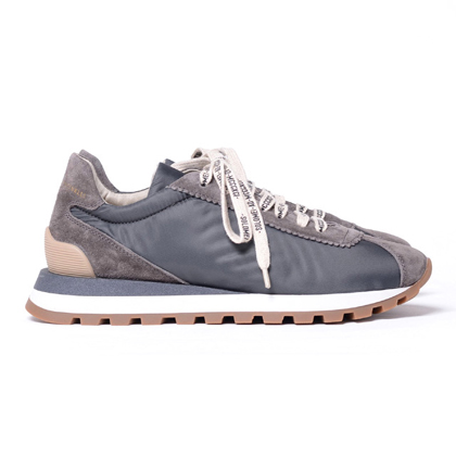 ブルネロクチネリ (Brunello Cucinelli) スニーカー バックスキンなど ダークグレー
