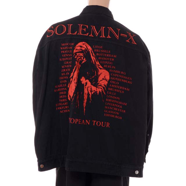 RAF SIMONS 22ss SolemnX Denim Jacket