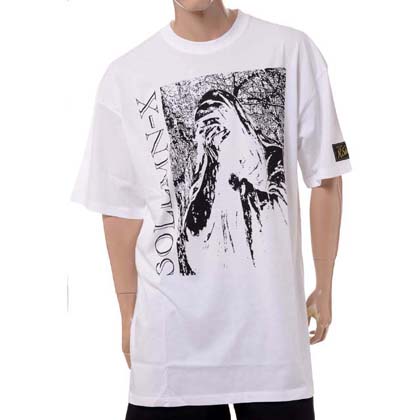 ラフシモンズ (RAF SIMONS) Oversized T-shirt Solemn-X コットン ホワイト 30% OFF