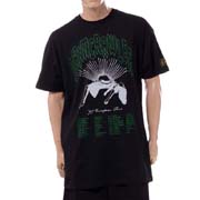 ラフシモンズ Oversized T-shirt Grimcrawler コットン ブラック