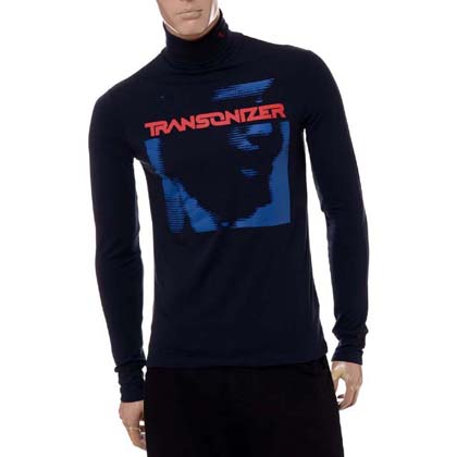 ラフシモンズ (RAF SIMONS) Sous pull Transonizer モダールエラスタン ダークネイビー 30% OFF