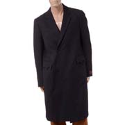 ラフシモンズ Classic doublebrested coat with uniform pockets リサイクルポリエステル ブラック