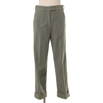 アスペジ (ASPESI) モールスキンパンツ コットンストレッチ セージグリーン 30% OFF