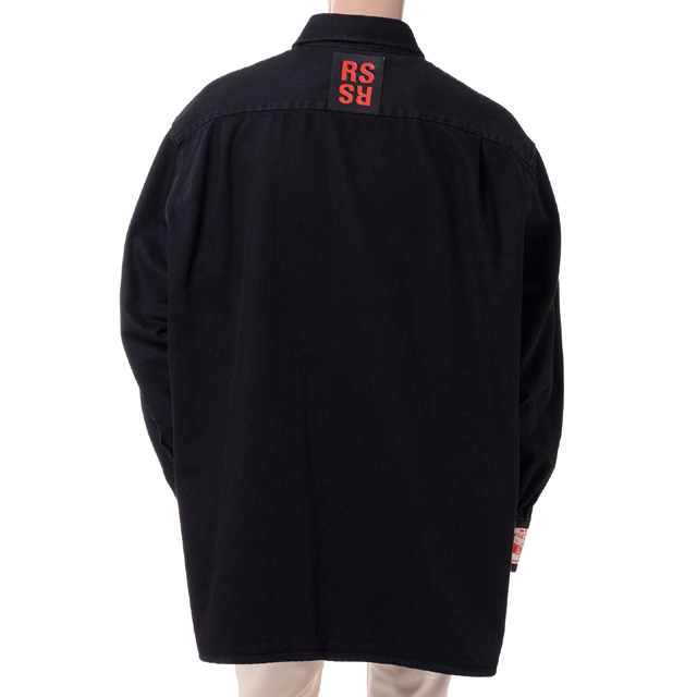 ラフシモンズ (RAF SIMONS) ビッグフィットデニムシャツ コットン