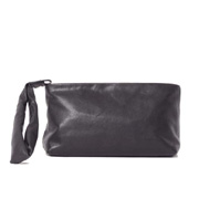 アンドゥムルメステール (ann demeulemeester) クラッチバッグ シープスキン ブラック