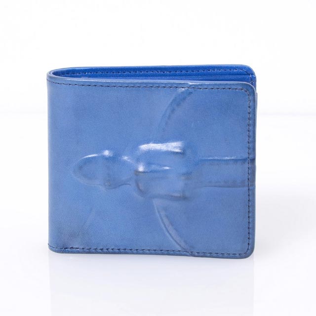 ミハラヤスヒロ (MIHARAYASUHIRO) 二つ折り財布 ブルー