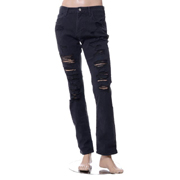 アルマーニジーンズ (ARMANI JEANS) ダメージジーンズ ブラック 30% OFF