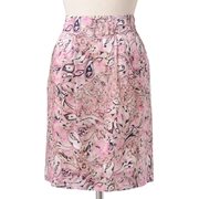 ストラネス streness サクラマーブルプリントボックススカート ピンク 30% OFF
