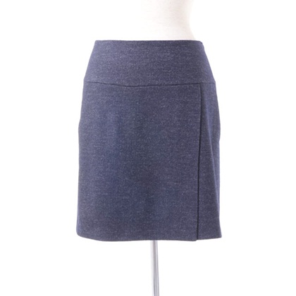 ストラネス STRENESSE ウールジャージースカート ネイビー 30% OFF