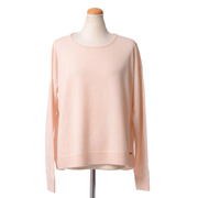ストラネス (streness) オーバーフィットセーター 毛(カシミア) ベビーピンク 30% OFF