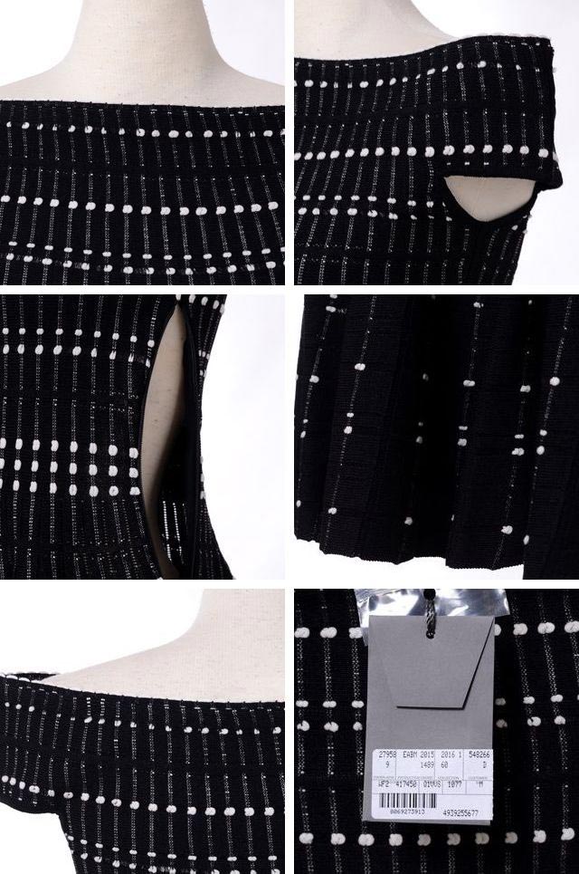 アレキサンダーマックイーン (Alexander McQueen) オフショルダーミニ 
