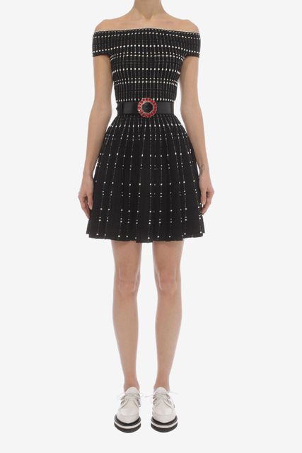 アレキサンダーマックイーン (Alexander McQueen) オフショルダーミニ 
