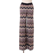 ミッソーニ (Missoni) ニットパンツ 羊毛ミックス ブラックミックス