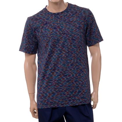 ミッソーニ (Missoni) Tシャツ コットン ネイビー