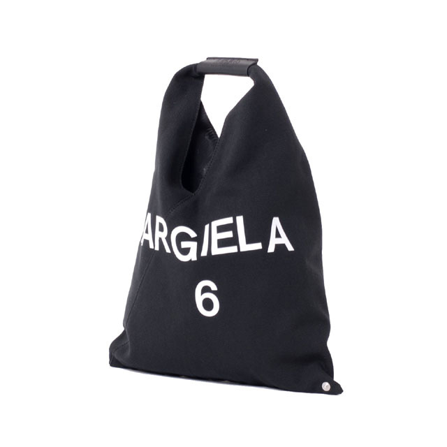 エムエムシックス メゾンマルジェラ (MM6 MAISON MARGIELA) ミニジャパニーズバッグ コットンキャンバス ブラック