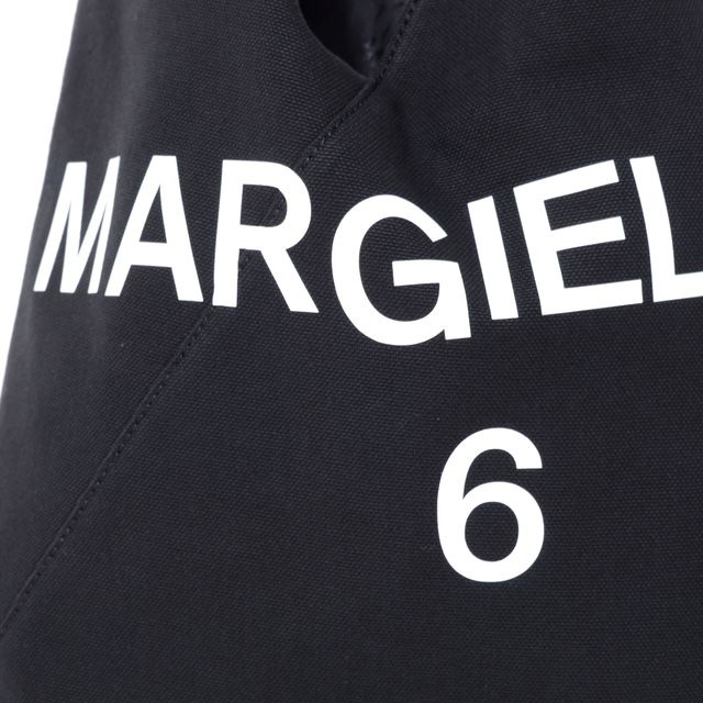 エムエムシックス メゾンマルジェラ (MM6 MAISON MARGIELA) ミニジャパニーズバッグ コットンキャンバス ブラック