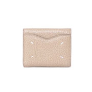 メゾン マルジェラ (Maison Margiela) 3つ折り財布 エンボスレザー ブリーチ