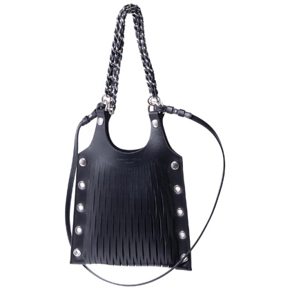 ソニアリキエル (SONIA RYKIEL) バルテッドミニバッグ カーフスキン ブラック 30% OFF