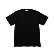 スタジオセブン (STUDIO SEVEN ) Shadow Mr.confused Basic Tee ニコちゃんワッペンTシャツ ブラック 30% OFF