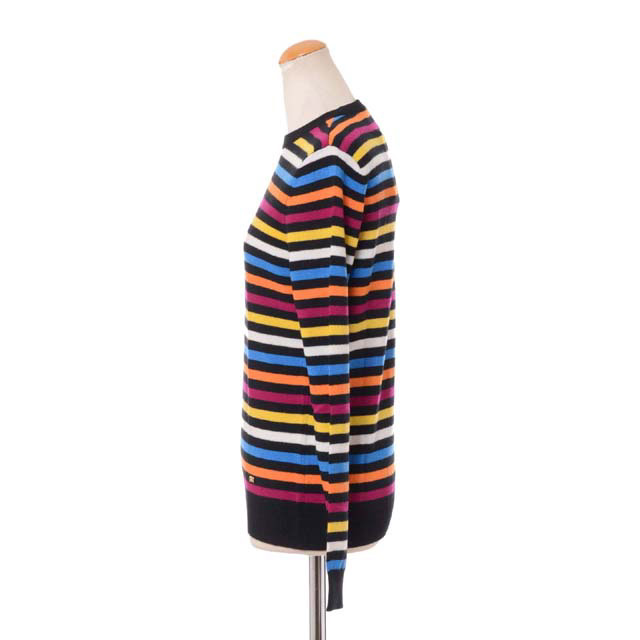 ソニアリキエル (SONIA RYKIEL) ボーダーセーター ウールカシミア マルチ