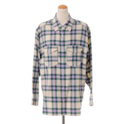 イザベルマラン (ISABEL MARANT) ウエスタンシャツ コットンネル グリーンチェック