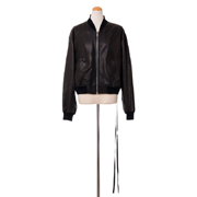 アンドゥムルメステール (ann demeulemeester) ブルゾン シープスキン ブラック