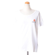 アールト (AALTO) ワンポイントプリントTシャツ コットン ホワイト 30% OFF