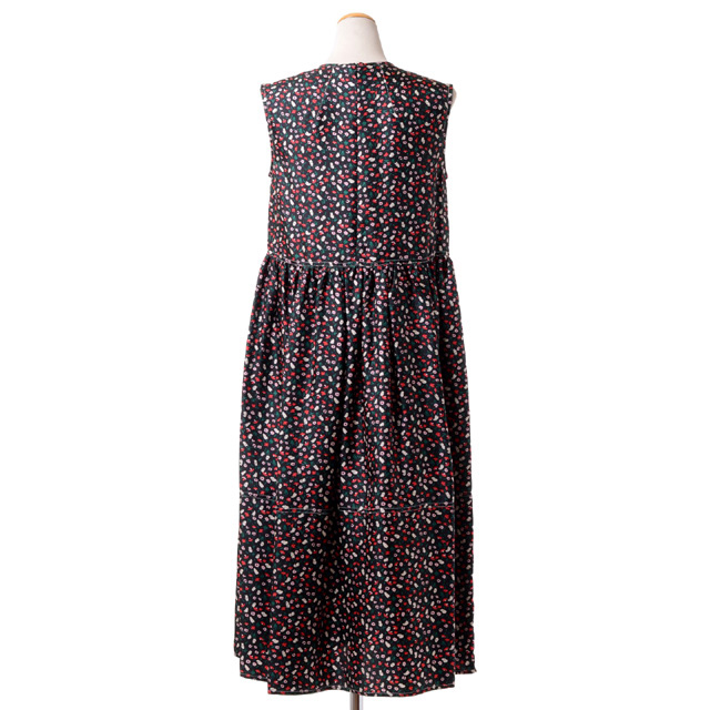 マルニ Marni エンパイアラインドレス シルクドレス 小花柄