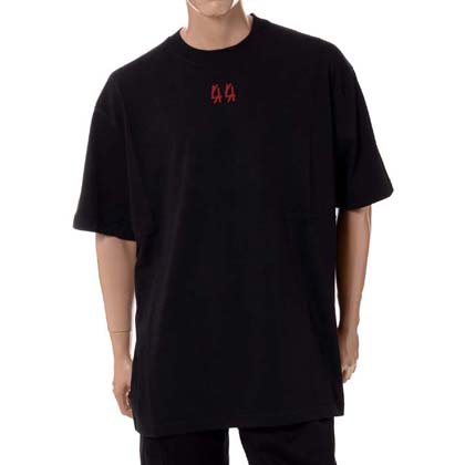 44ラベルグループ (44 label group) Tシャツ コットン ブラック