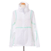 ステラマッカートニー (stella mccartney) TRUEPACEウーブンジャケット リサイクルポリエステル ホワイトミントグリーン