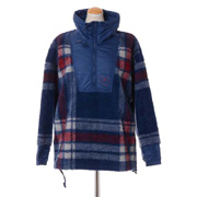ステラマッカートニー (stella mccartney) フリースジャガードジャケット adidas by Stella McCartney ブルーチェック