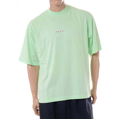 マルニ (Marni) Tシャツ オーガニックコットン スプリンググリーン