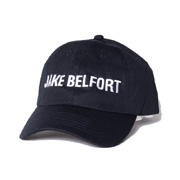 ジェイクベルフォート (JAKE BELFORT) ブランドロゴキャップ コットン エンブロイダリー ブラック