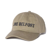 ジェイクベルフォート (JAKE BELFORT) ブランドロゴキャップ コットン エンブロイダリー カーキ