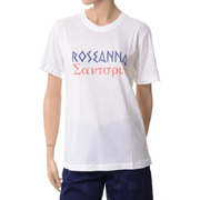 ローズアンナ (ROSEANNA) ロゴプリントTシャツ コットンジャージー ホワイト