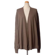 クリストフルメール (CHRISTOPHE LEMAIRE) ロングカーディガン カシミア ベージュ 30% OFF