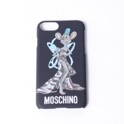モスキーノ (Moschino) iPhone8用ケース iPhone7 6S/6対応ケース 空き缶ドレスプリント ブラック