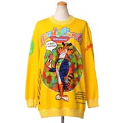 モスキーノ (Moschino) タイガーキャンディープリントトレーナー コットン イエロー 30% OFF