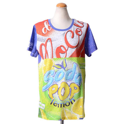 モスキーノ (Moschino) ソーダプリントTシャツ コットン マルチ 30% OFF