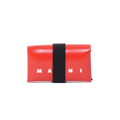 マルニ (Marni) コインケース名刺入れ PVC レッド