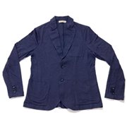 ロベルトコリーナ ジャケット リネン ネイビー